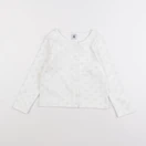 Petit Bateau - sweat blanc - 6 ans