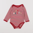 Vertbaudet - body rouge - 12 mois