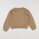 Vertbaudet - sweat marron - 8 ans