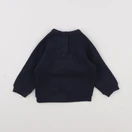 Vertbaudet - sweat bleu - 12 mois