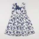 Vertbaudet - robe blanc, bleu - 9 ans