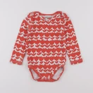 Bobo Choses - body blanc, orange - 12 mois
