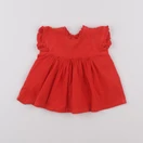 Bonton - robe rouge - 6 mois