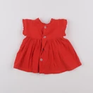 Bonton - robe rouge - 6 mois