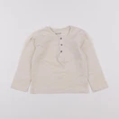 Vertbaudet - tee-shirt beige - 2 ans