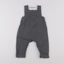 Petit Bateau - salopette gris - 6 mois