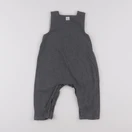 Petit Bateau - salopette gris - 6 mois