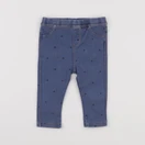 Zara - jegging bleu - 6/9 mois