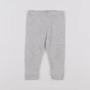 Petit Bateau - legging gris - 12 mois