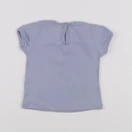 Petit Bateau - tee-shirt bleu - 12 mois