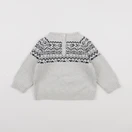 Vertbaudet - pull gris - 2 ans