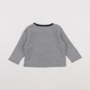 Petit Bateau - tee-shirt gris - 12 mois