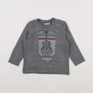 IKKS - tee-shirt gris - 2 ans
