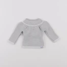 La manufacture de layette - gilet gris - 0/1 mois