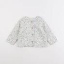 Vertbaudet - veste blanc, bleu - 9 mois
