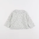 Vertbaudet - veste blanc, bleu - 9 mois
