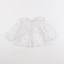 Vertbaudet - blouse blanc, rouge - 12 mois