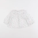 Vertbaudet - blouse blanc, rouge - 12 mois