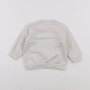 H&M - sweat beige - 6/9 mois