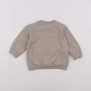 H&M - sweat marron - 6/9 mois