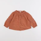 Vertbaudet - blouse marron - 9 mois