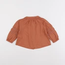 Vertbaudet - blouse marron - 9 mois
