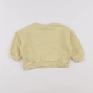 Zara - sweat jaune - 12/18 mois