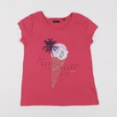 IKKS - tee-shirt rose - 8 ans