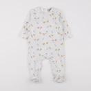 Boutchou - pyjama velours blanc - 9 mois