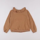 Vertbaudet - sweat marron - 10 ans