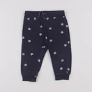 H&M - pantalon bleu - 6/9 mois