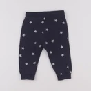 H&M - pantalon bleu - 6/9 mois