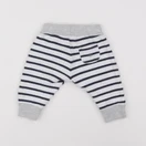 Petit Bateau - jogging bleu, blanc - 6 mois