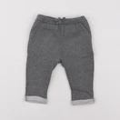 Vertbaudet - jogging doublé gris - 9 mois