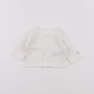 Petit Bateau - tee-shirt blanc - 1 mois