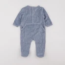 Vertbaudet - pyjama velours bleu - 9 mois