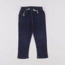 Petit Bateau - pantalon bleu - 18 mois