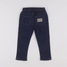 Petit Bateau - pantalon bleu - 18 mois