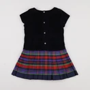 Jacadi - robe bleu, multicolore - 4 ans