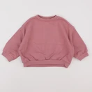 Zara - sweat rose - 9/12 mois