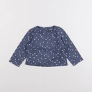 Vertbaudet - tee-shirt bleu, blanc - 12 mois