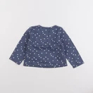 Vertbaudet - tee-shirt bleu, blanc - 12 mois