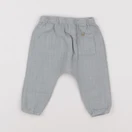 Zara - sarouel bleu - 6/9 mois