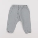 Zara - sarouel bleu - 6/9 mois