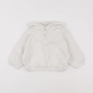 Zara - sweat blanc - 9/12 mois