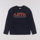 La Redoute - sweat bleu - 9 ans