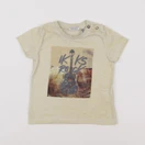 IKKS - tee-shirt jaune - 12 mois