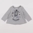 IKKS - tee-shirt gris - 3 mois