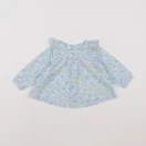 Jacadi - blouse liberty bleu - 6 mois