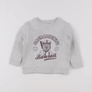 Vertbaudet - sweat gris - 2 ans